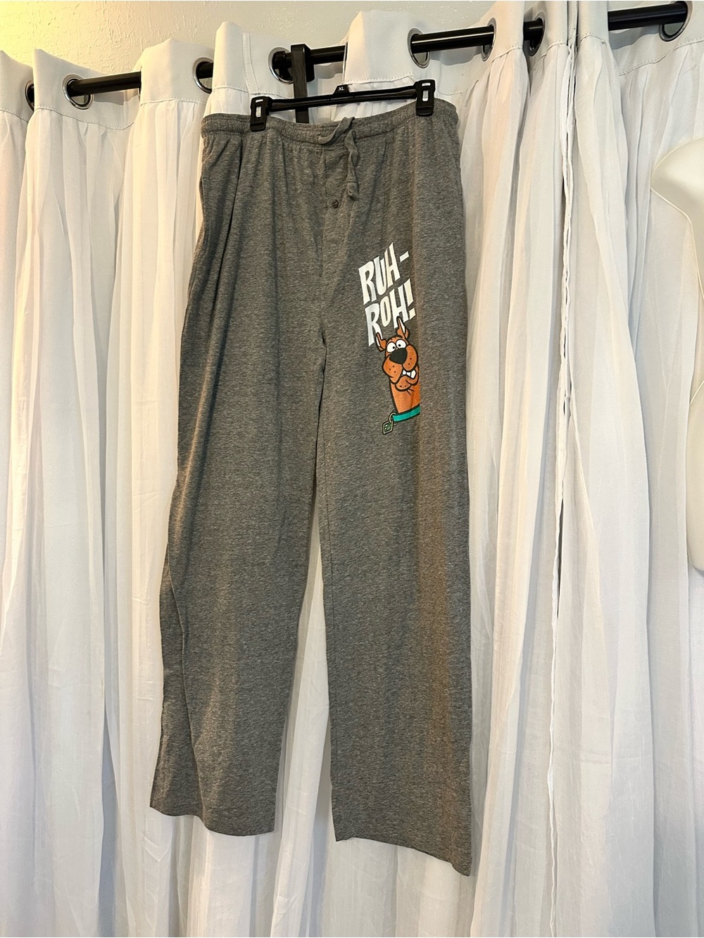Scooby Doo Men’s Gray Scooby-Doo Lounge Pants Nwot View 4